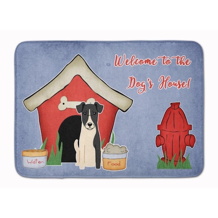 Carolines Treasures Dog House Collection Smooth Fox Terrier Machine Washable Memory Foam Mat BB2852RUG
